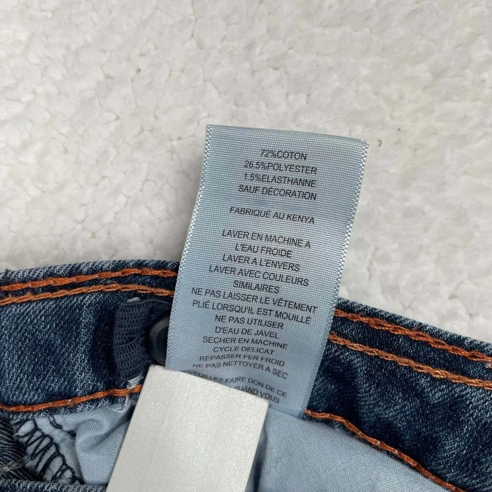 Levis Girls Boot Cut Jean Blue Medium Wash Adjustable Waist Size 16 REG 3040-588 - Picture 13 of 13